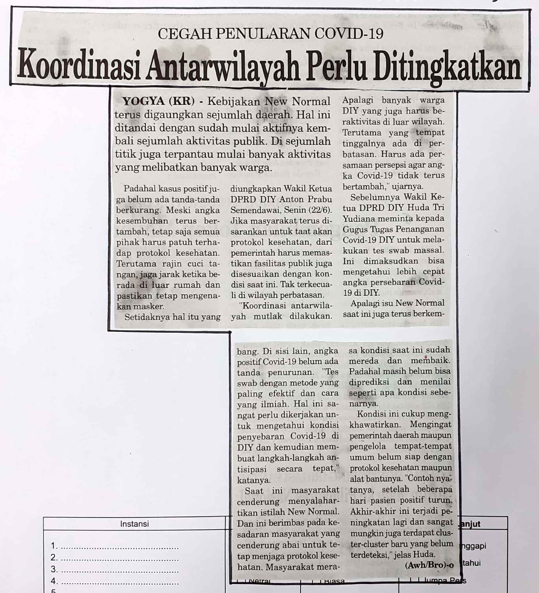 Kliping jogja terbaru
