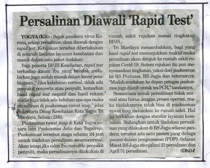 Kliping jogja terbaru