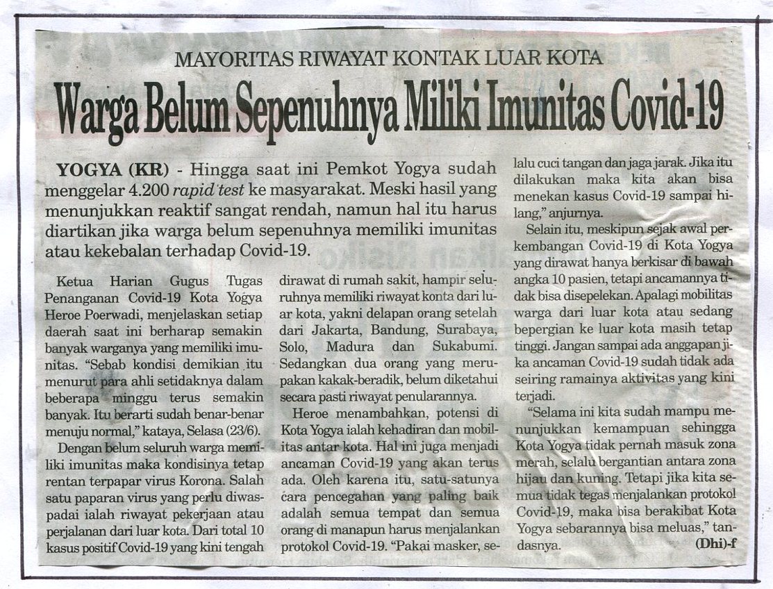 Kliping jogja terbaru