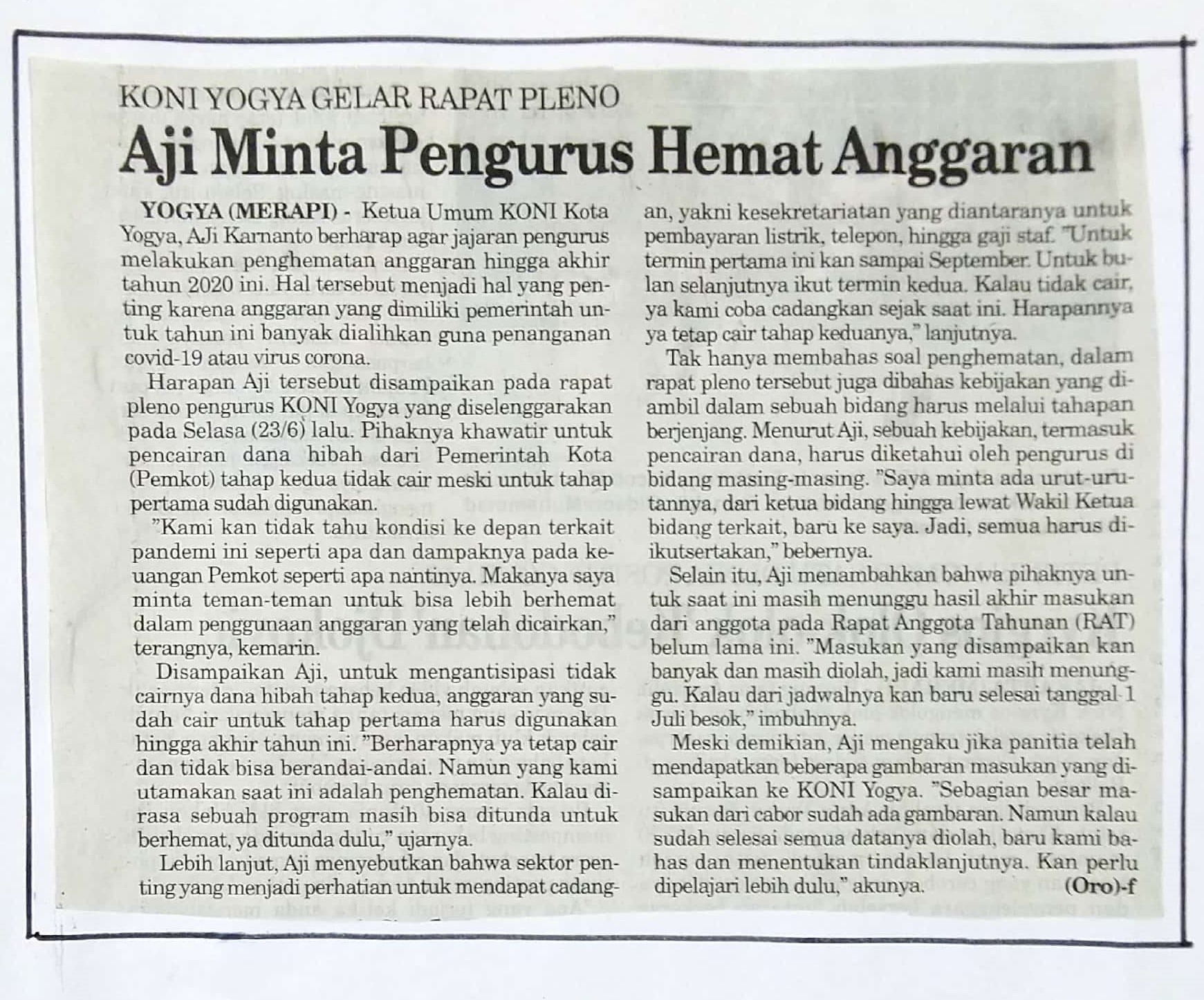 Kliping jogja terbaru