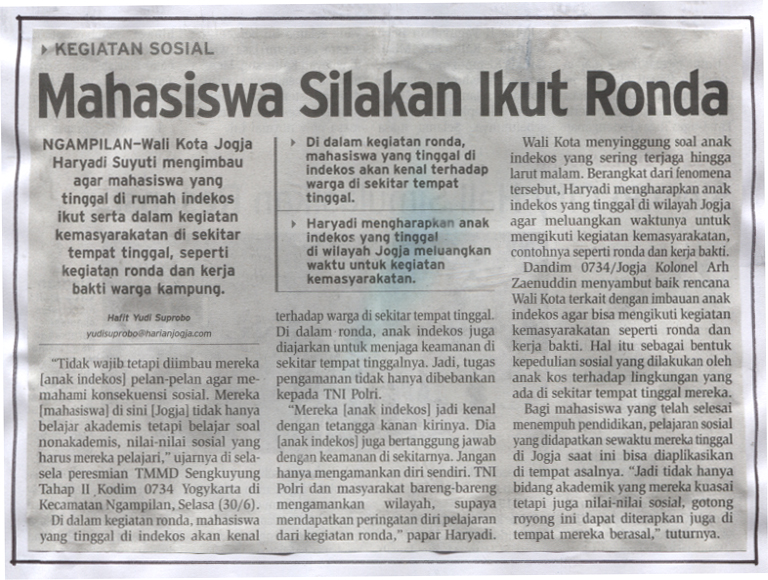 Kliping jogja terbaru
