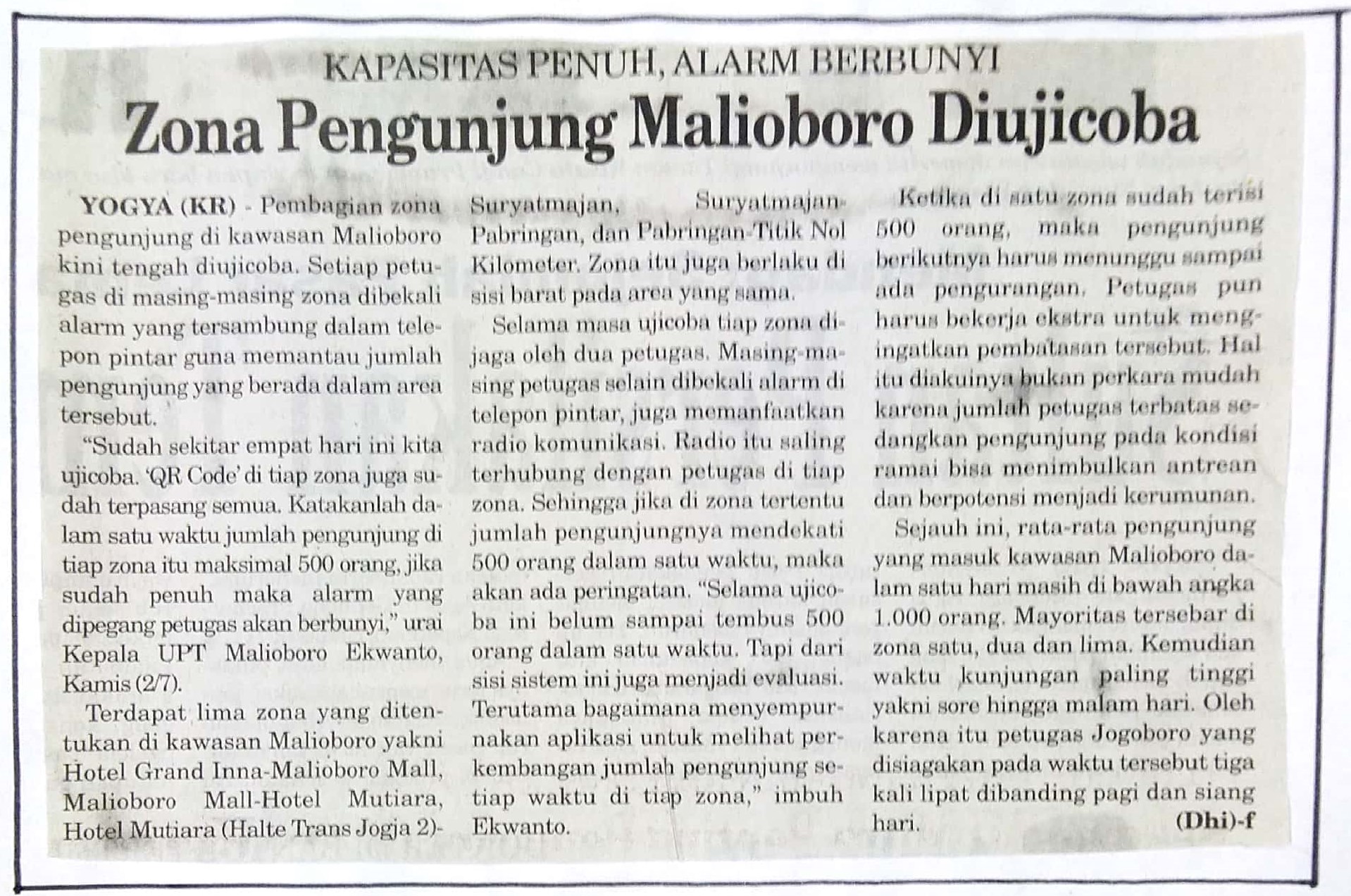 Kliping jogja terbaru