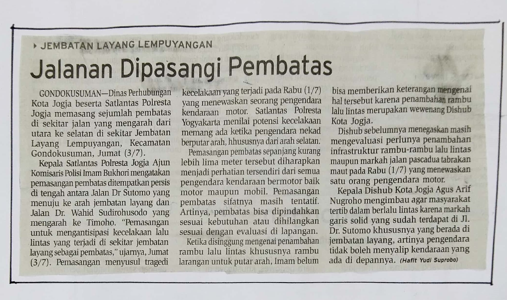 Kliping jogja terbaru