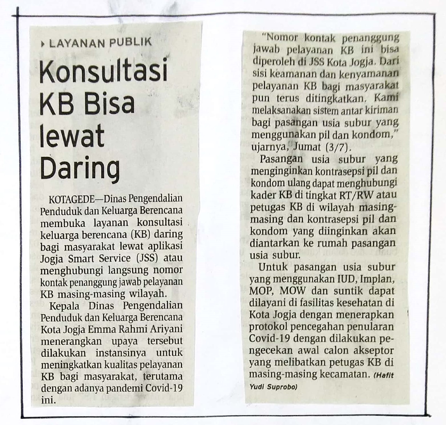 Kliping jogja terbaru