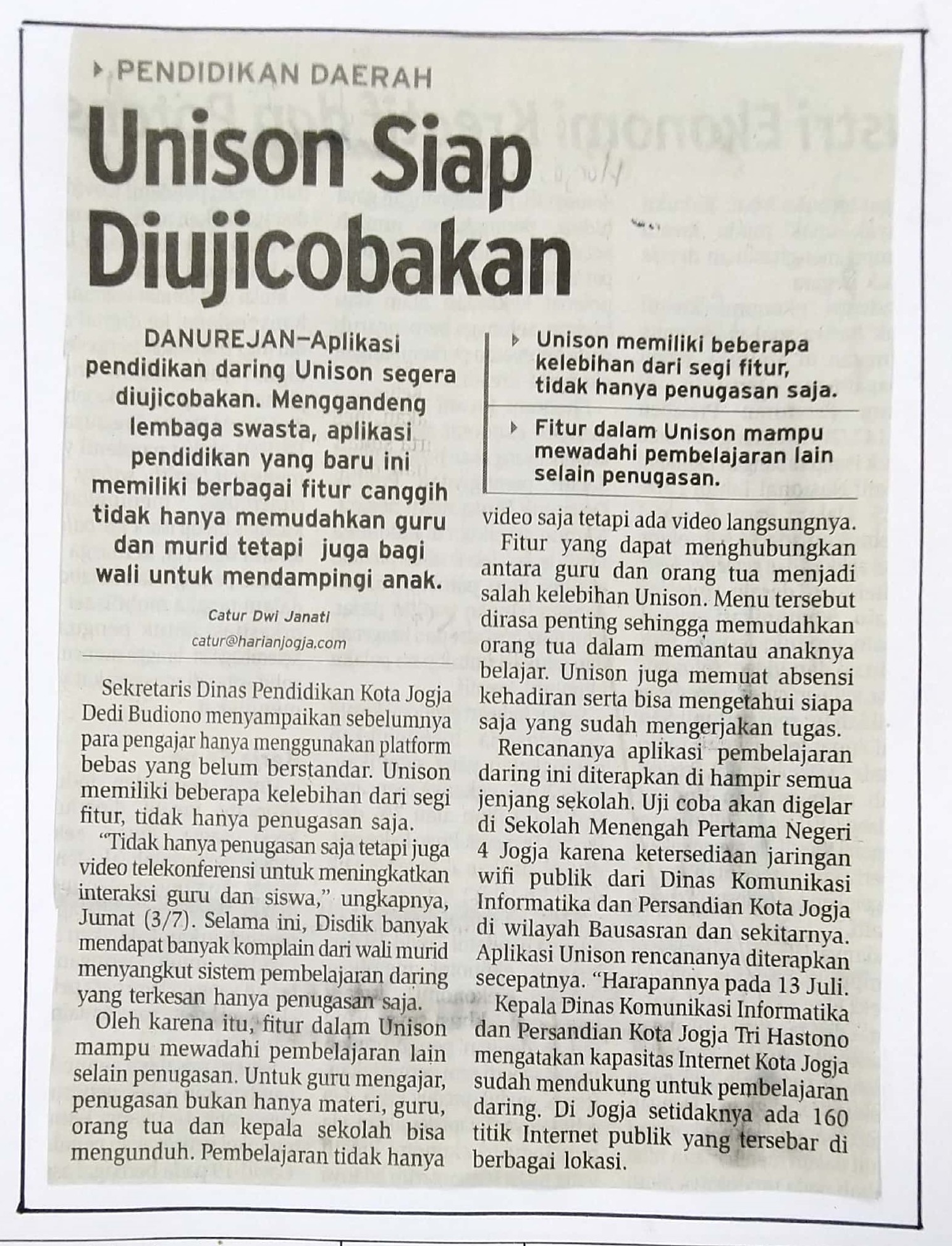 Kliping jogja terbaru