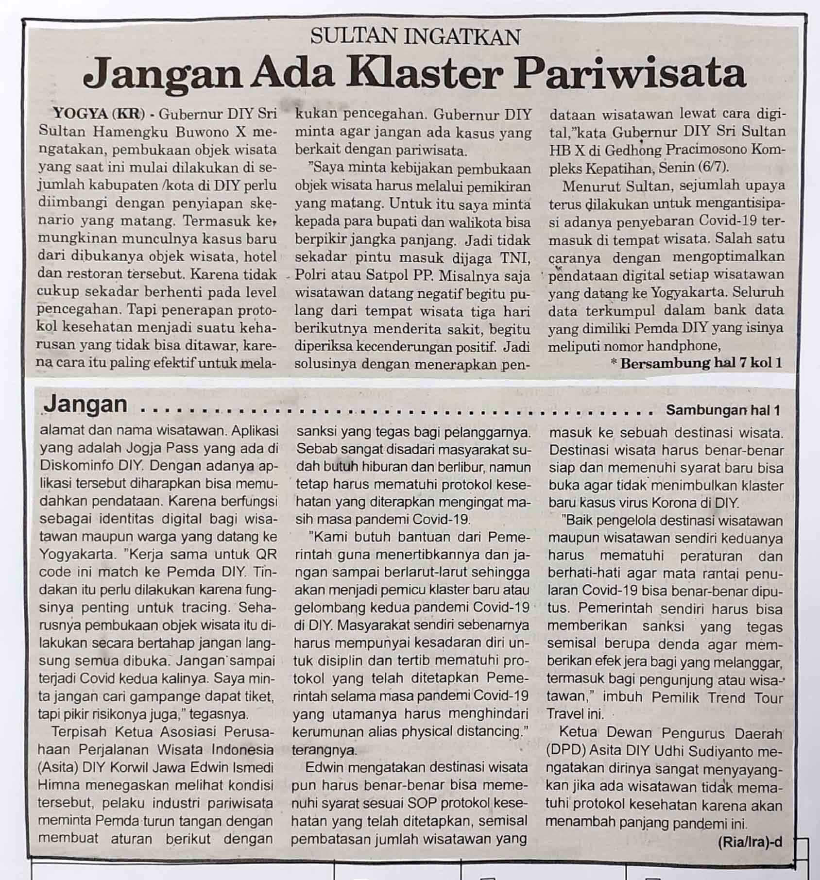 Kliping jogja terbaru