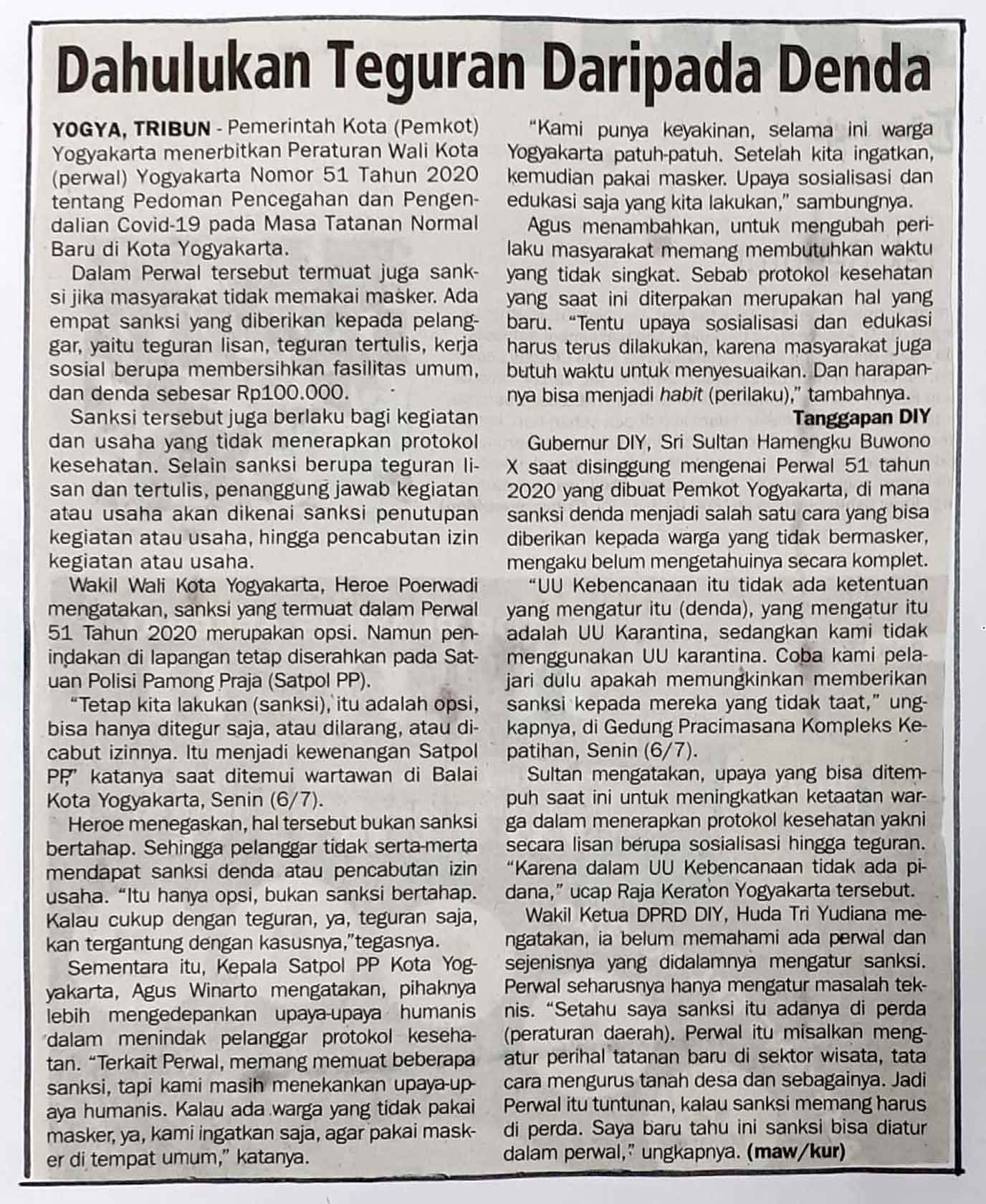 Kliping jogja terbaru