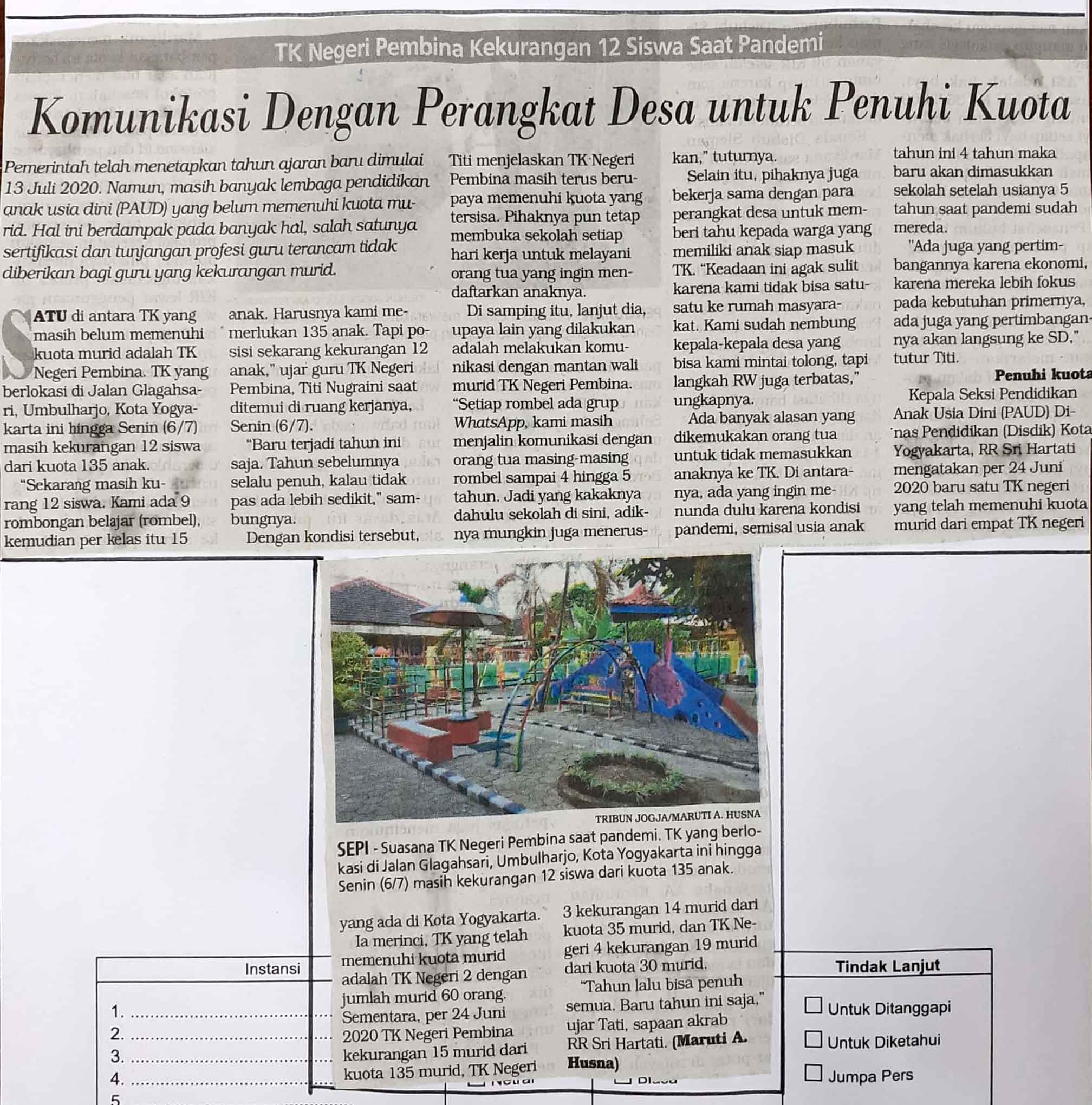 Kliping jogja terbaru