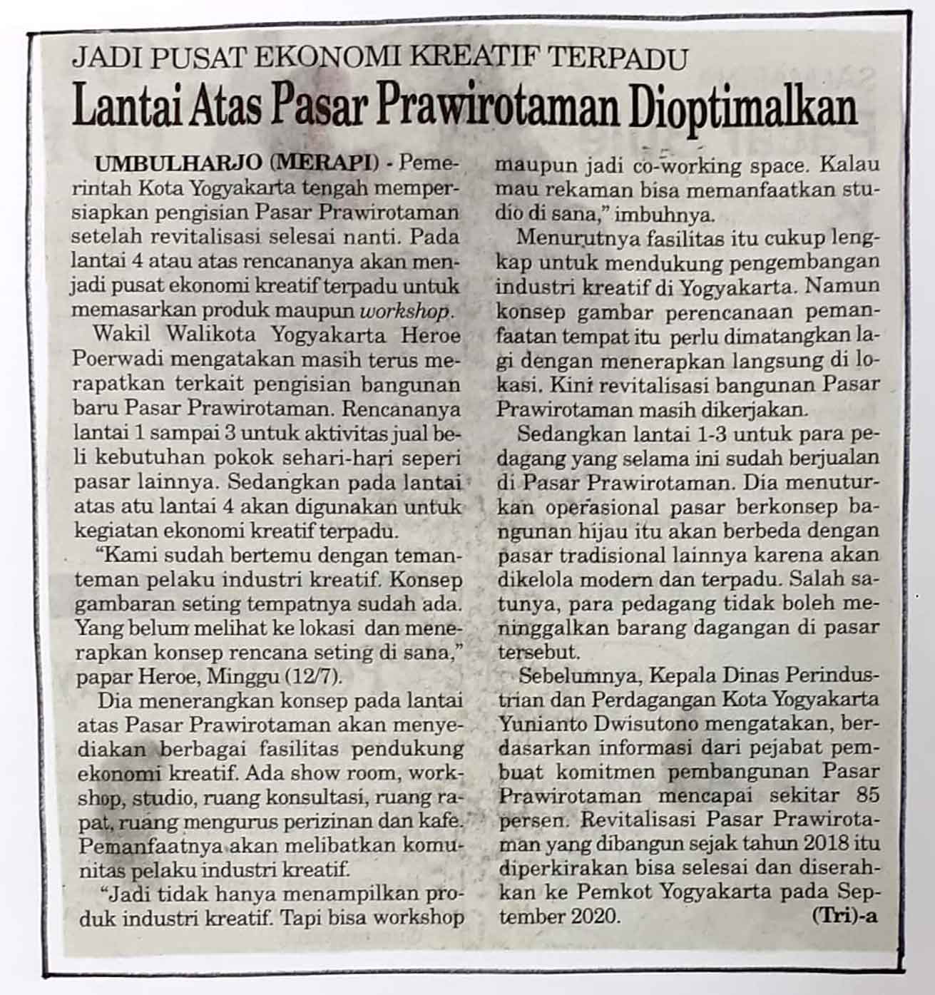 Kliping jogja terbaru