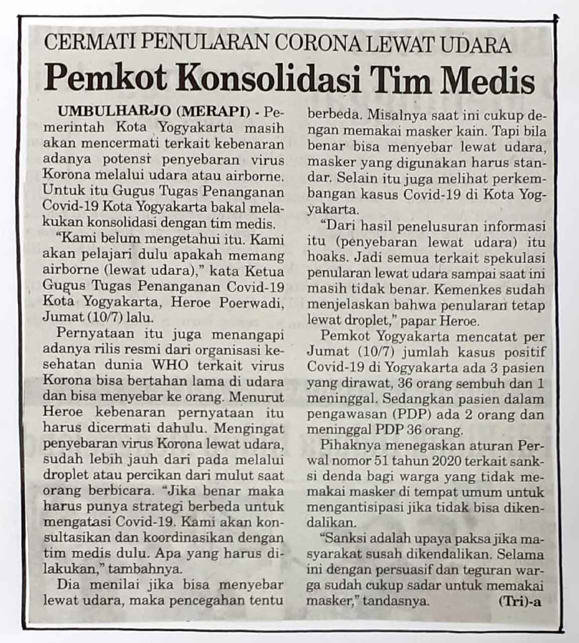 Kliping jogja terbaru