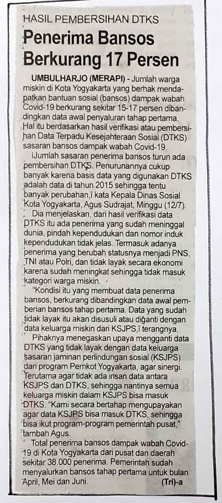 Kliping jogja terbaru