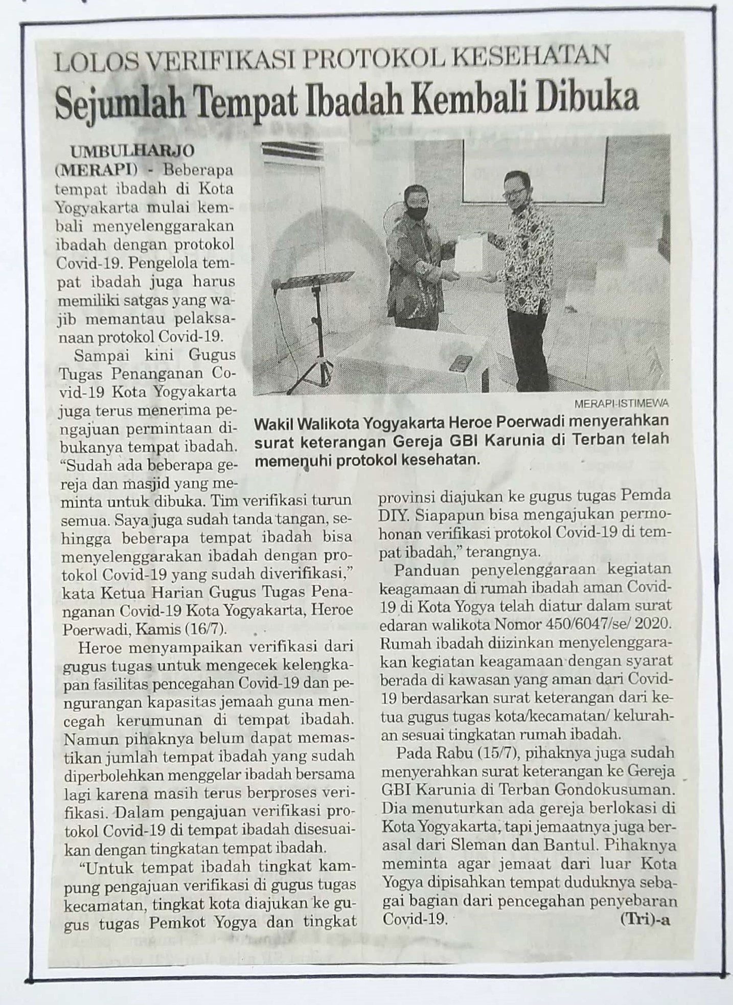 Kliping jogja terbaru