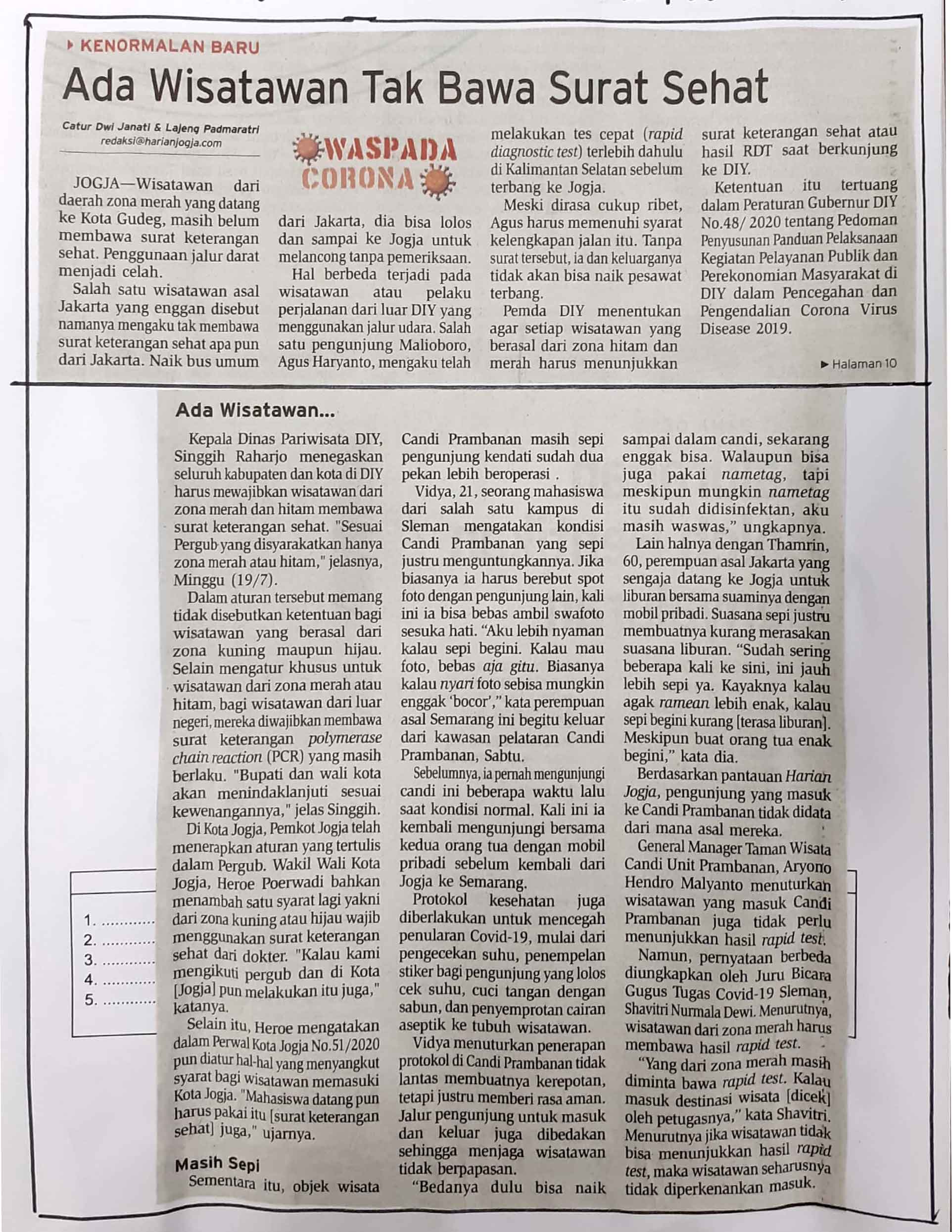 Kliping jogja terbaru