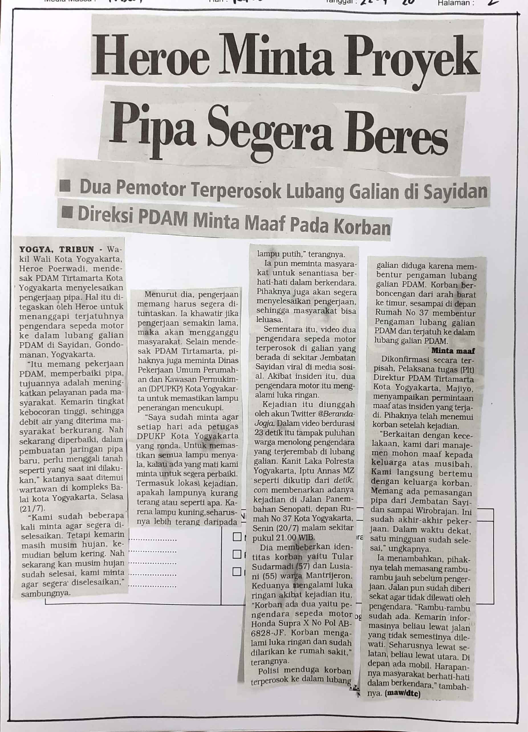 Kliping jogja terbaru
