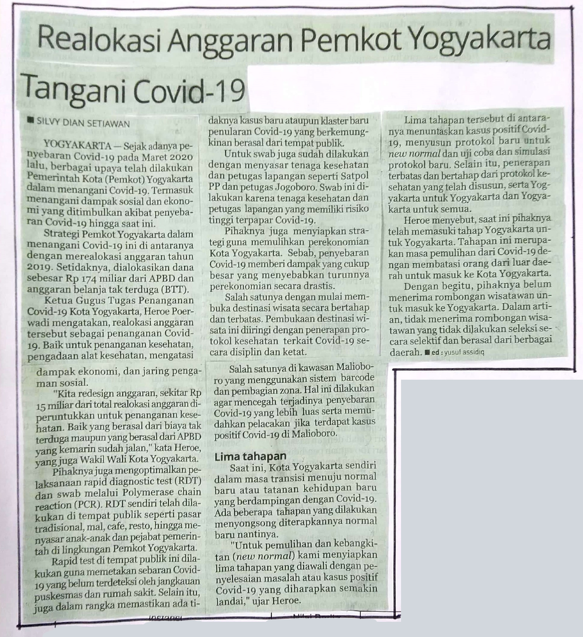 Kliping jogja terbaru