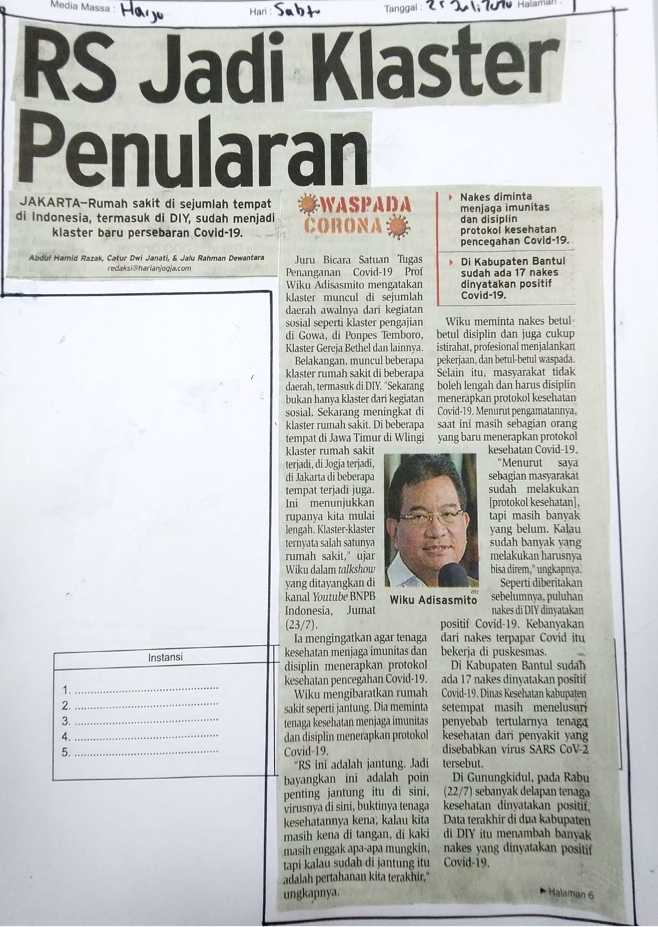 Kliping jogja terbaru