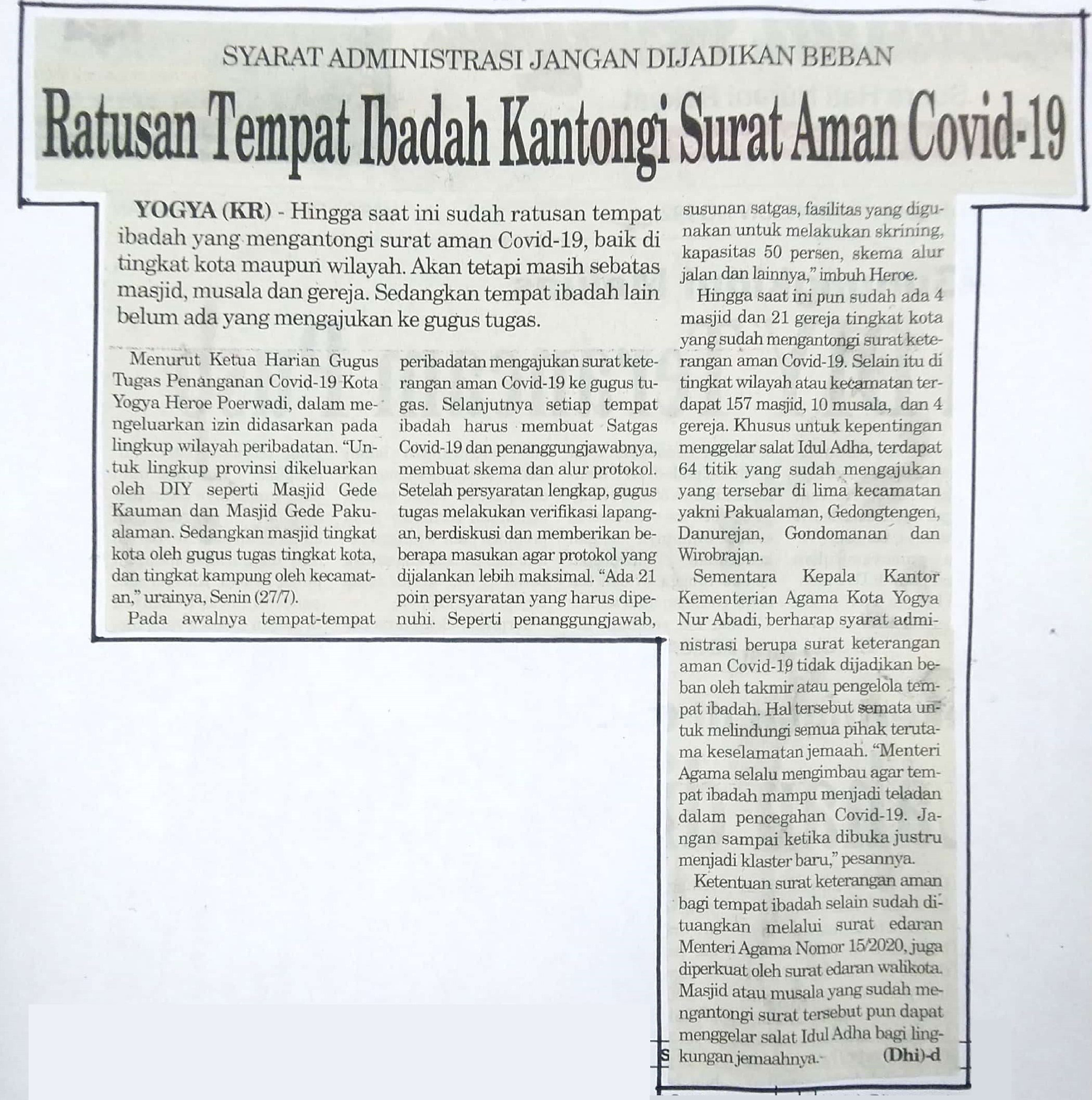 Kliping jogja terbaru