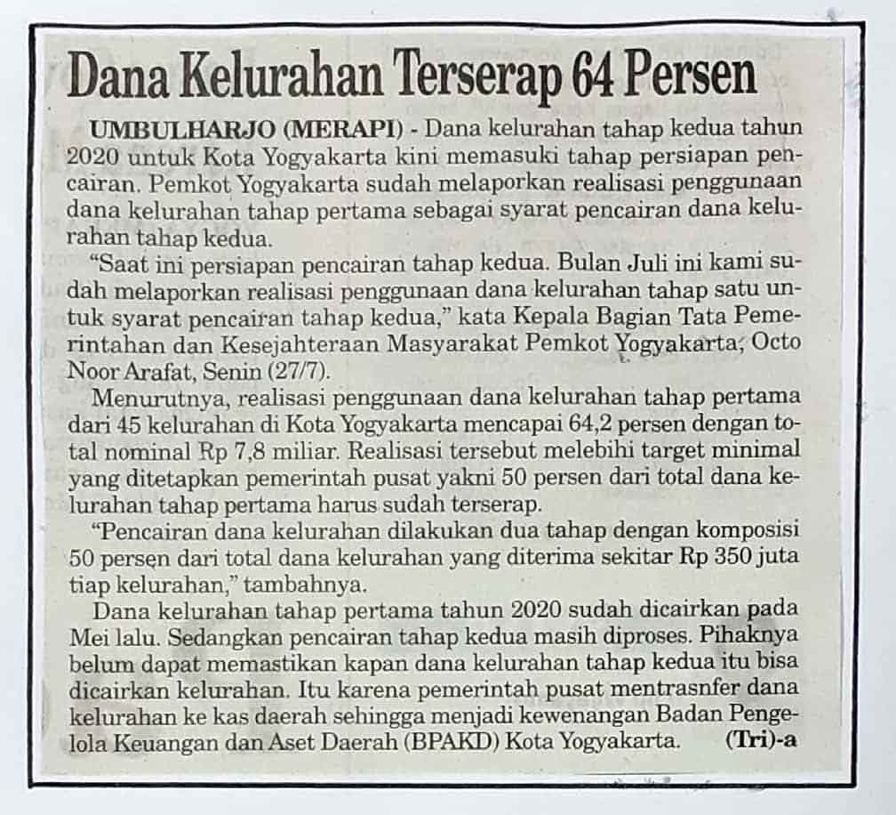 Kliping jogja terbaru