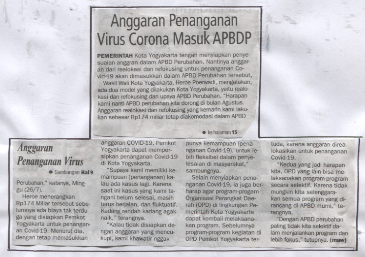 Kliping jogja terbaru