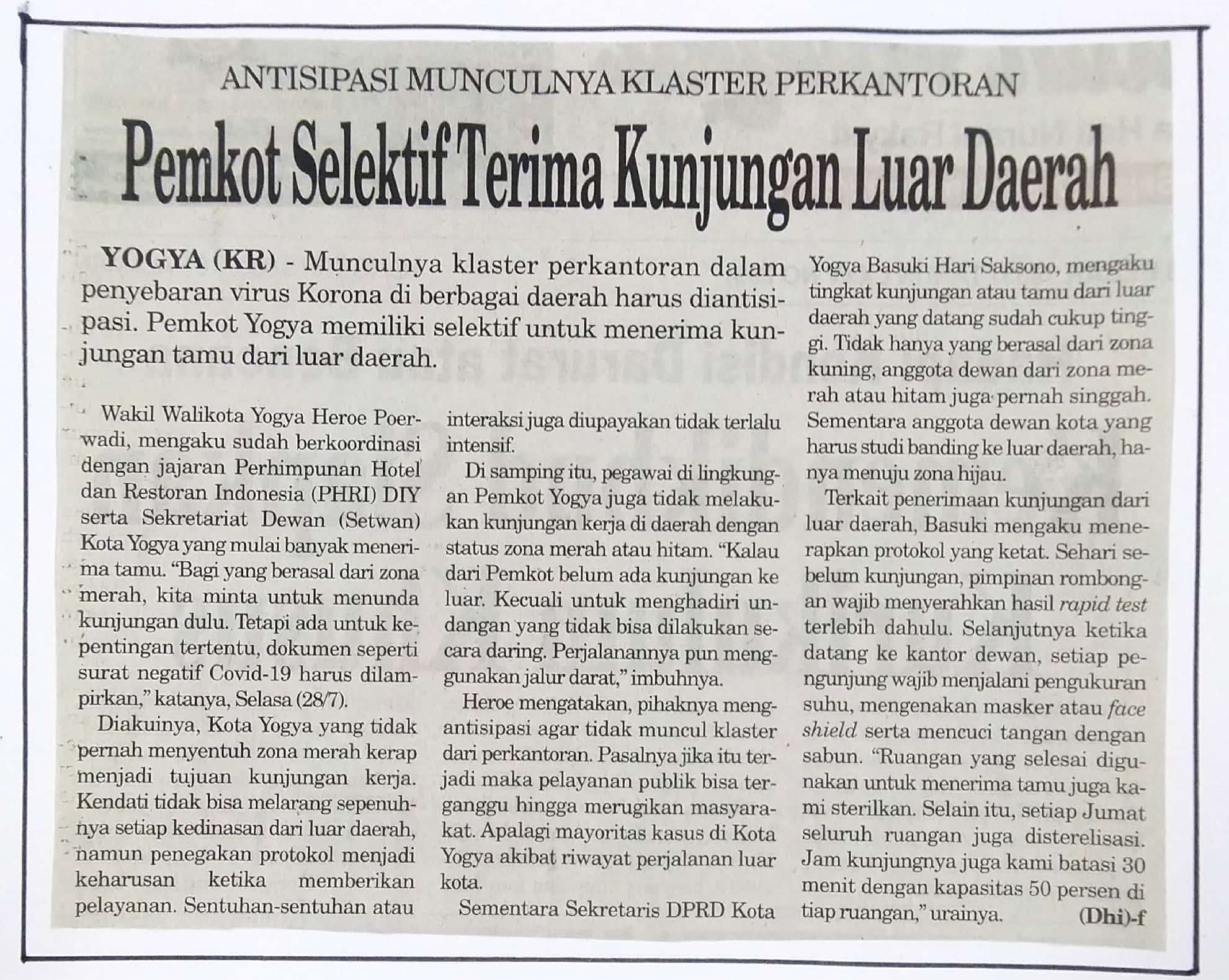 Kliping jogja terbaru
