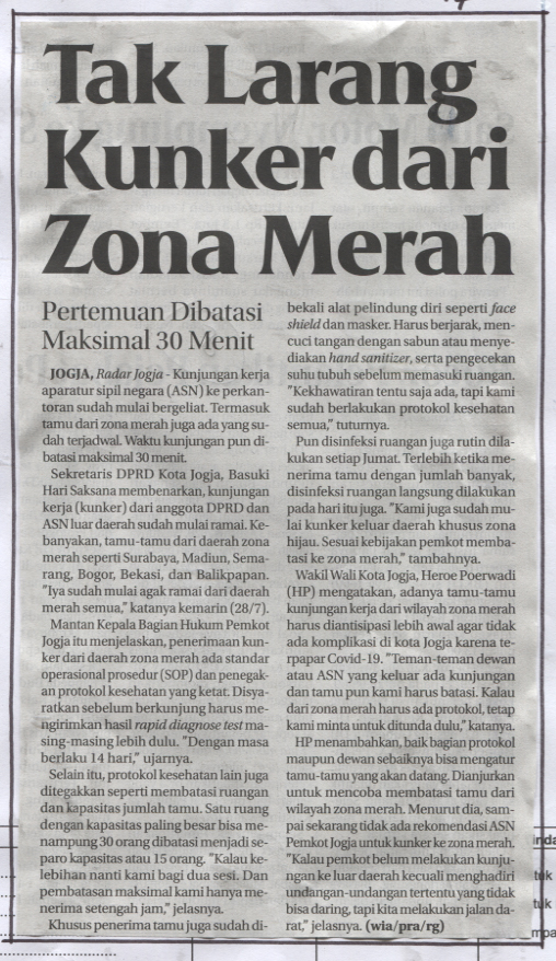 Kliping jogja terbaru