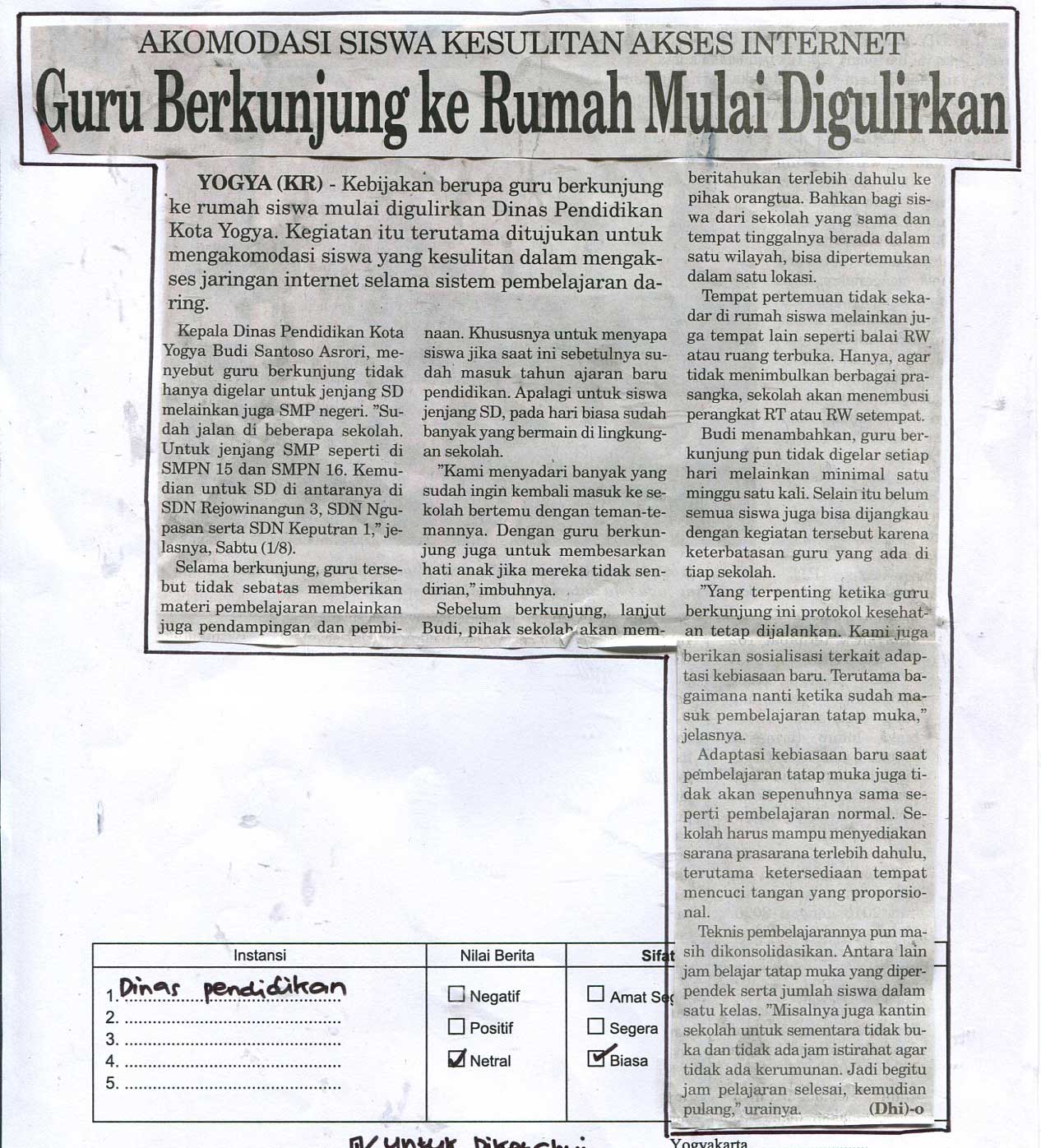 Kliping jogja terbaru
