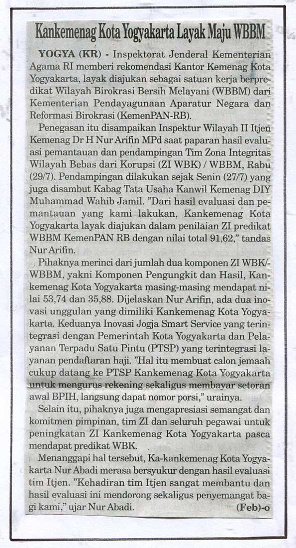 Kliping jogja terbaru