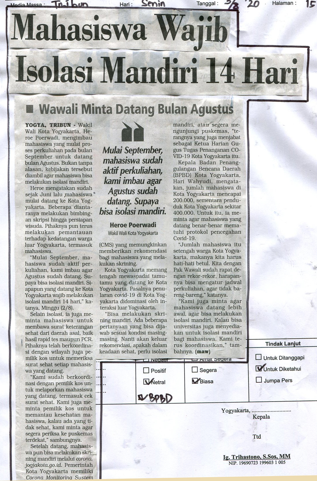Kliping jogja terbaru