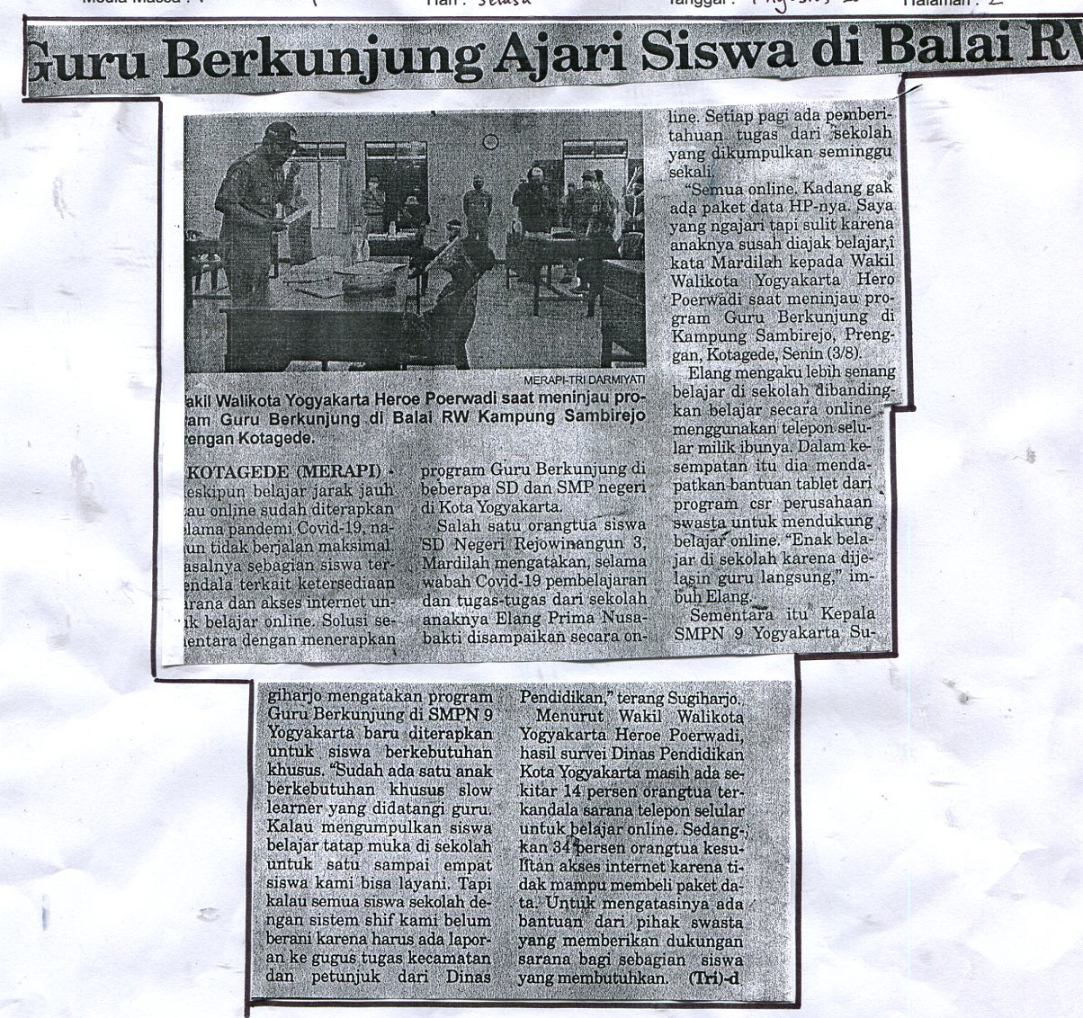 Kliping jogja terbaru