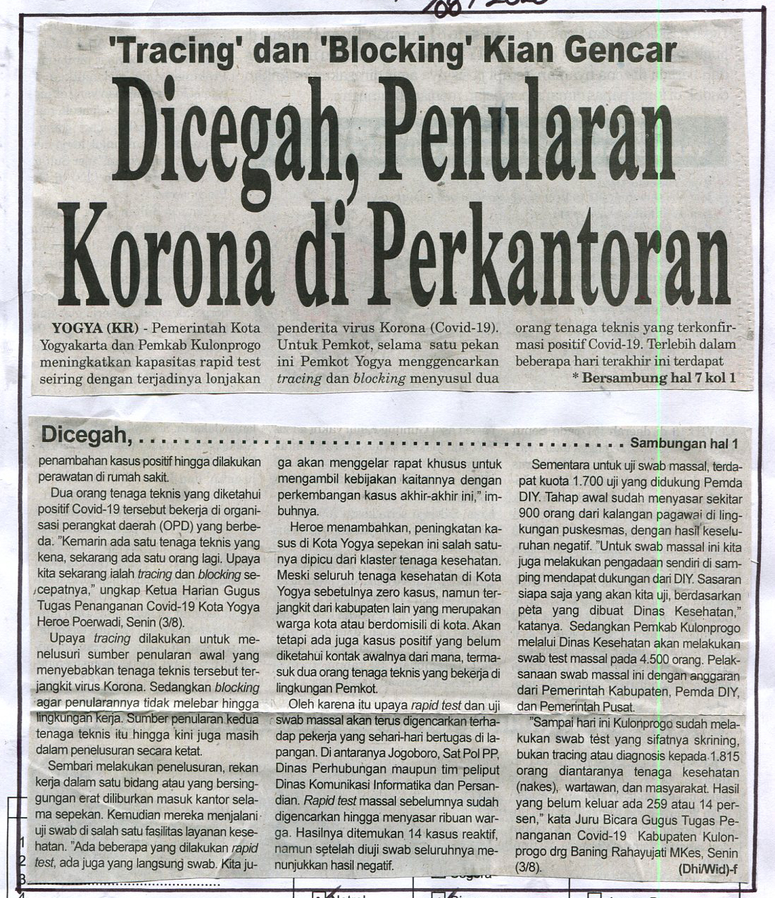 Kliping jogja terbaru
