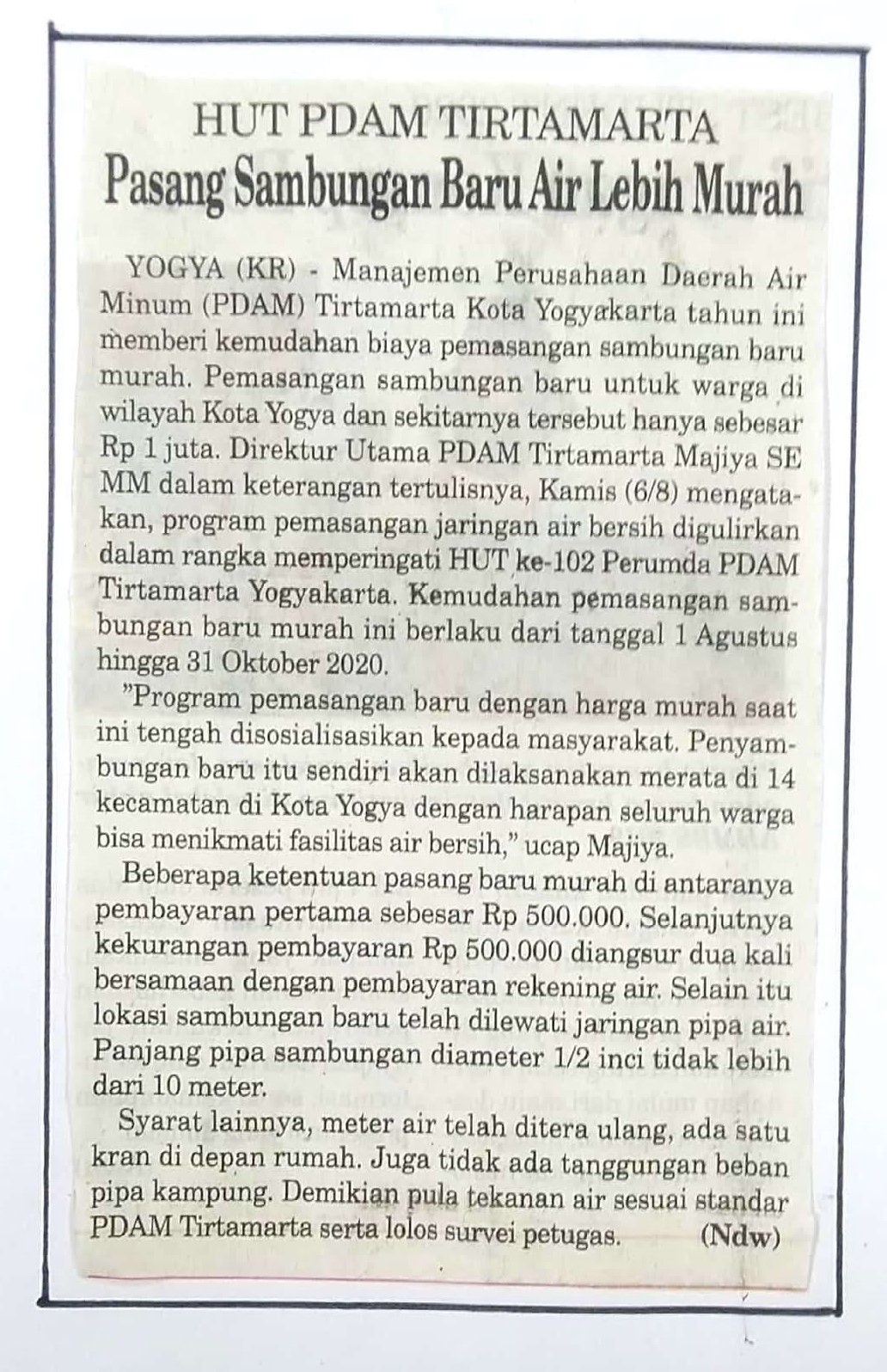 Kliping jogja terbaru