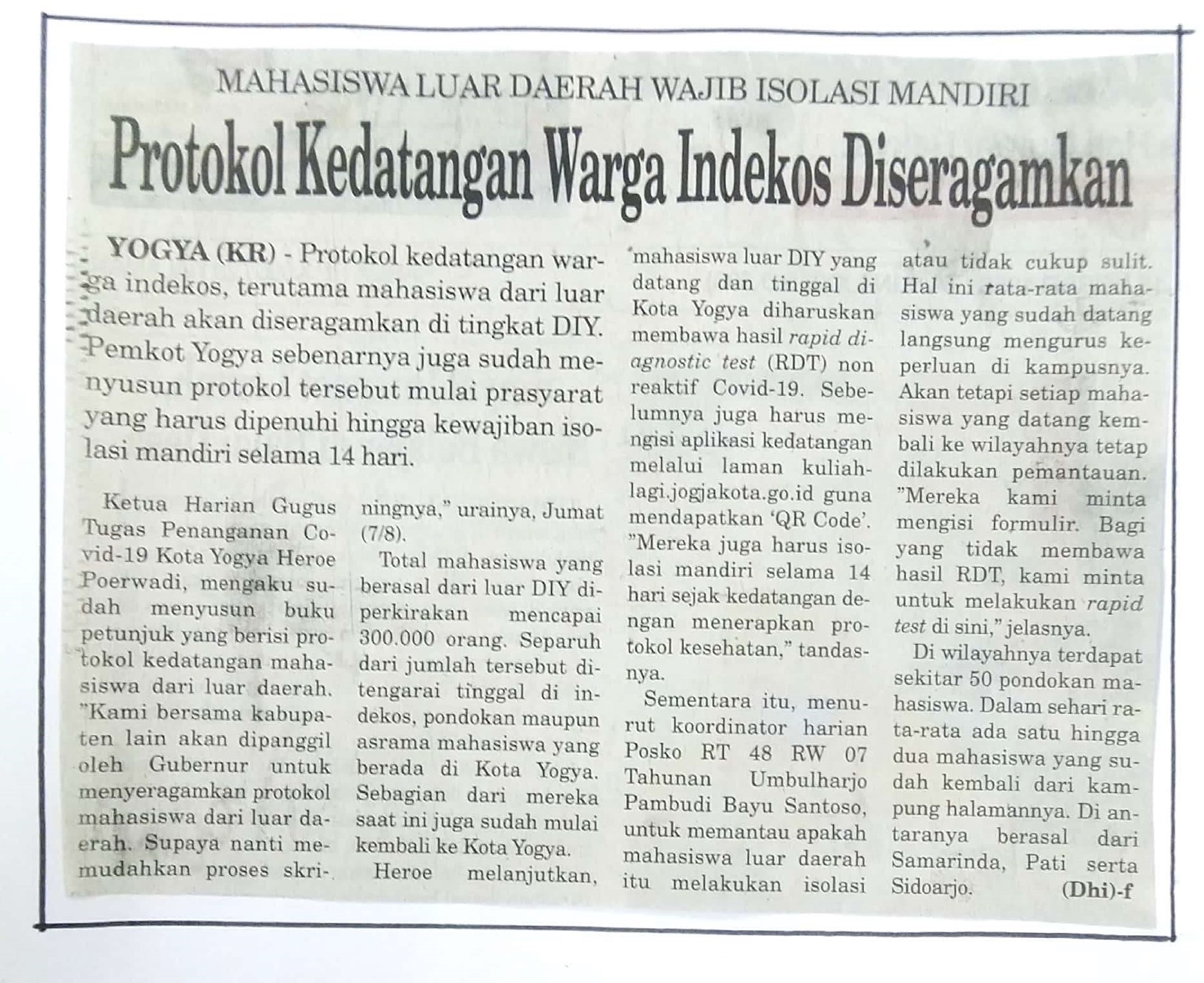 Kliping jogja terbaru
