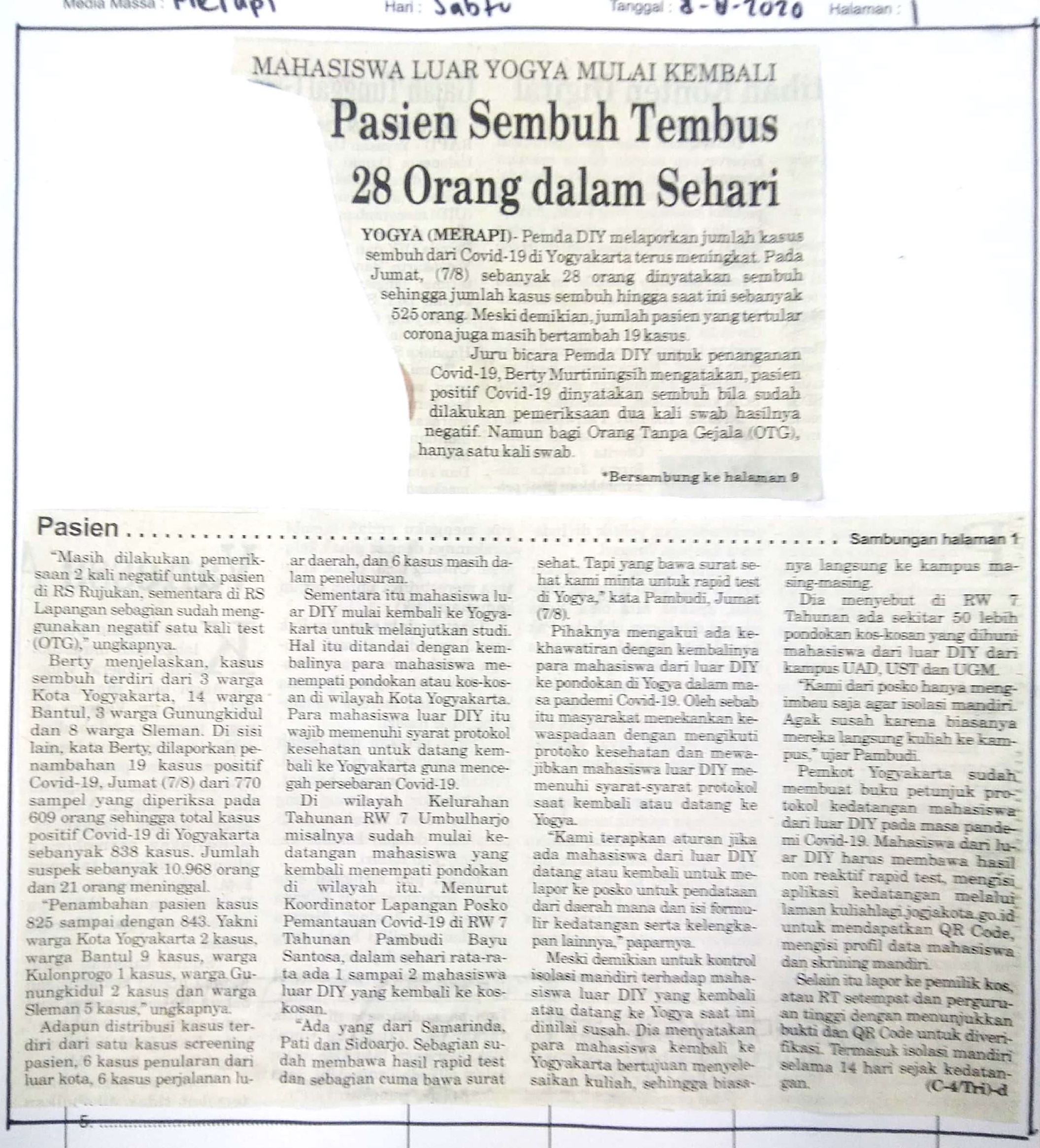 Kliping jogja terbaru