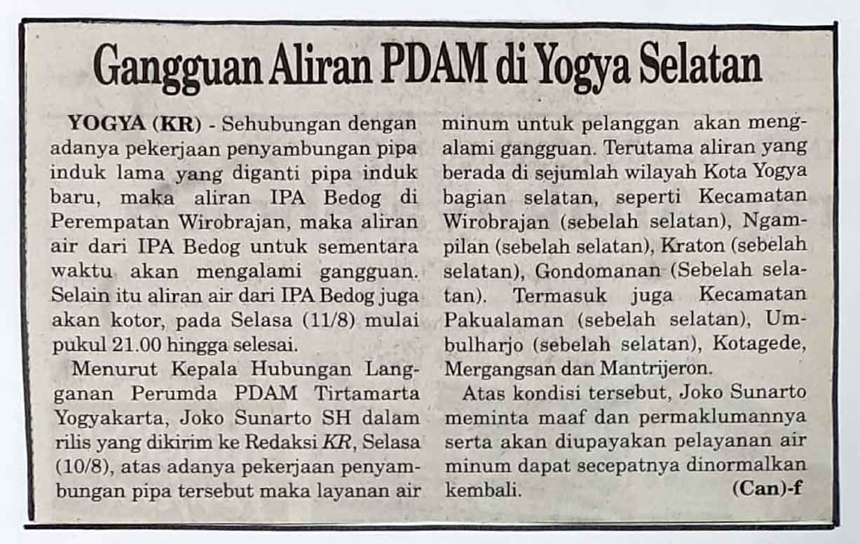 Kliping jogja terbaru
