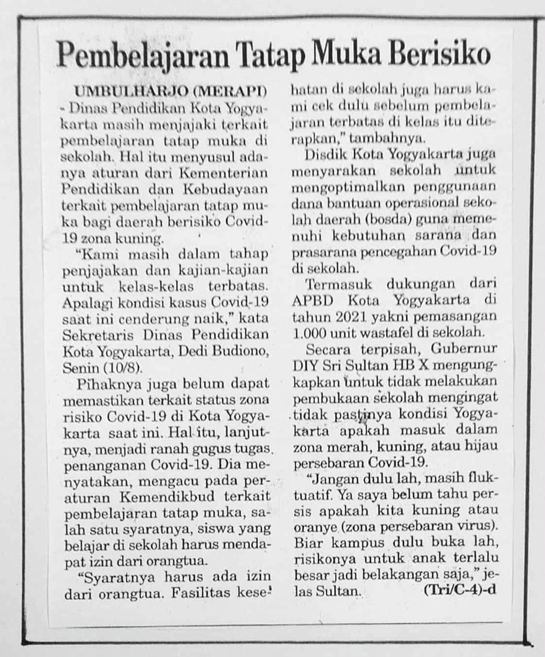 Kliping jogja terbaru