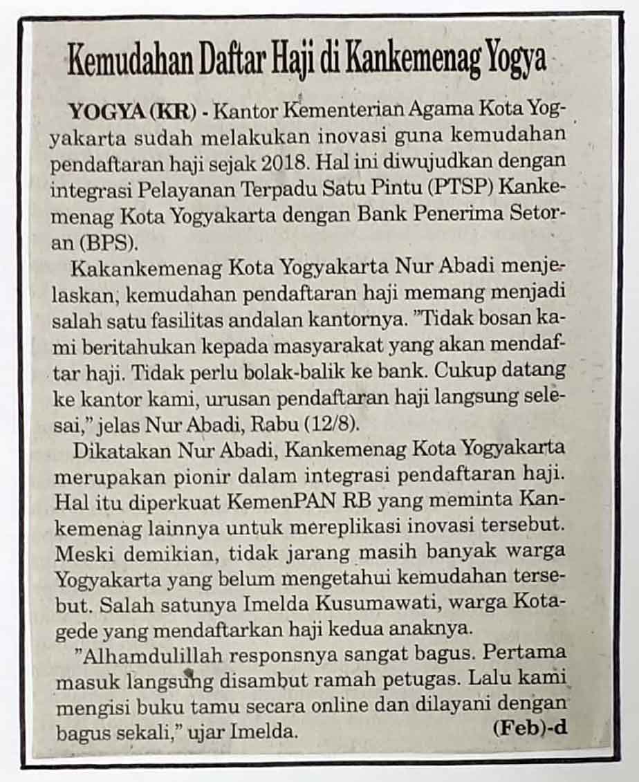 Kliping jogja terbaru