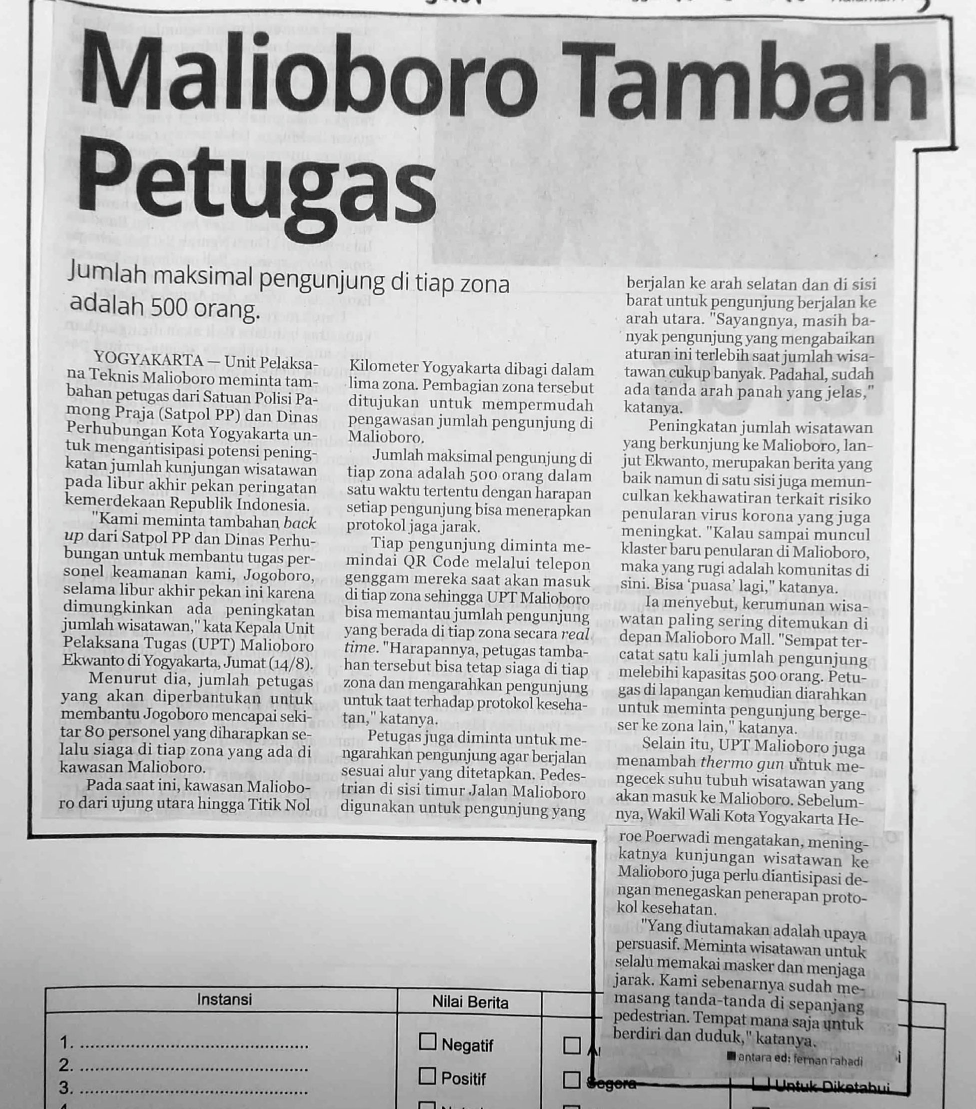 Kliping jogja terbaru