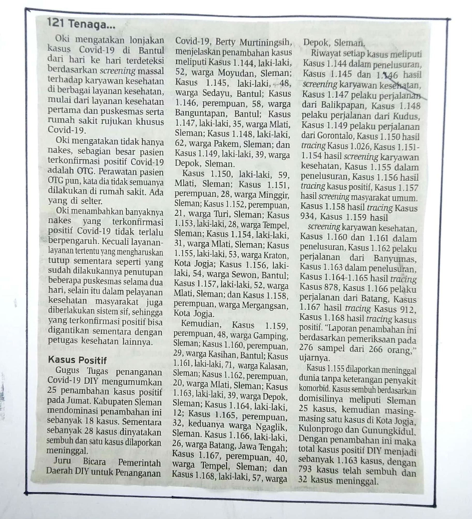 Kliping jogja terbaru