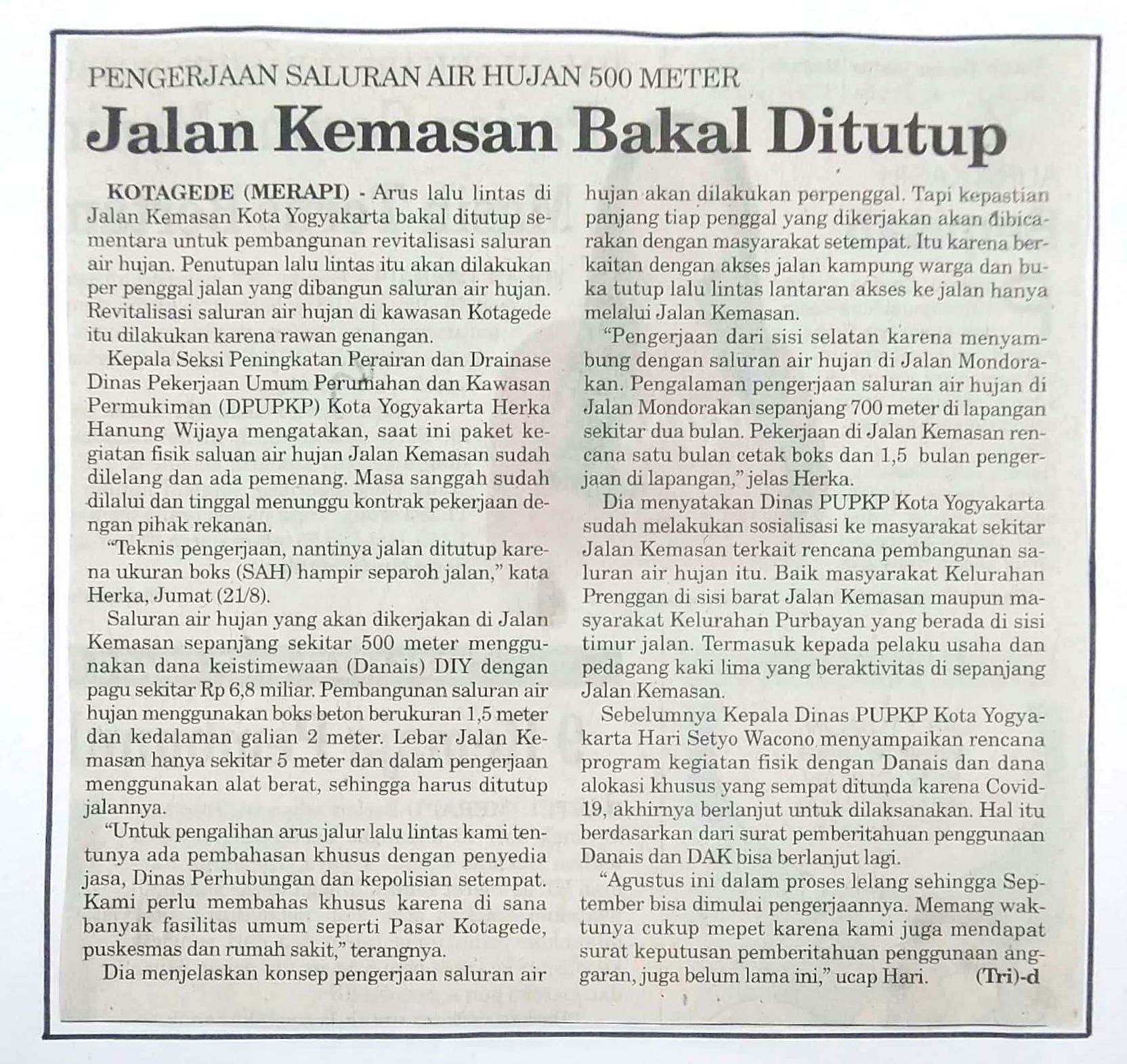Kliping jogja terbaru