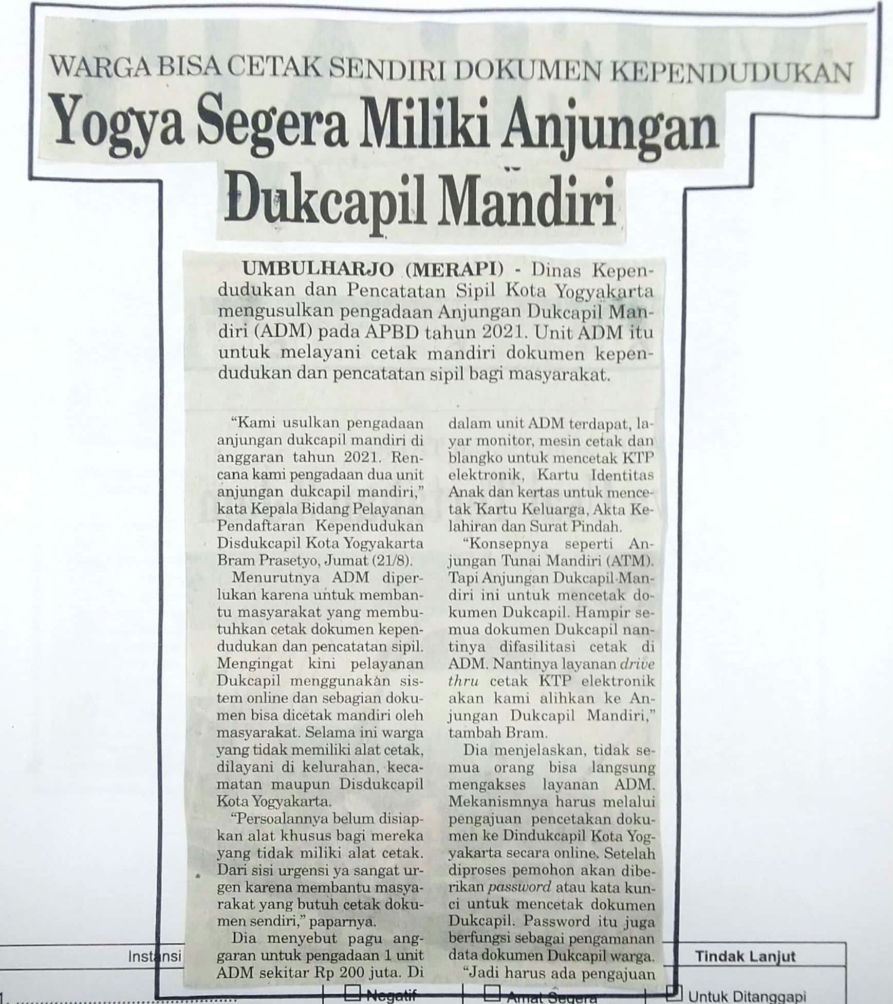 Kliping jogja terbaru