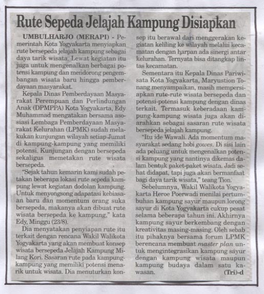 Kliping jogja terbaru