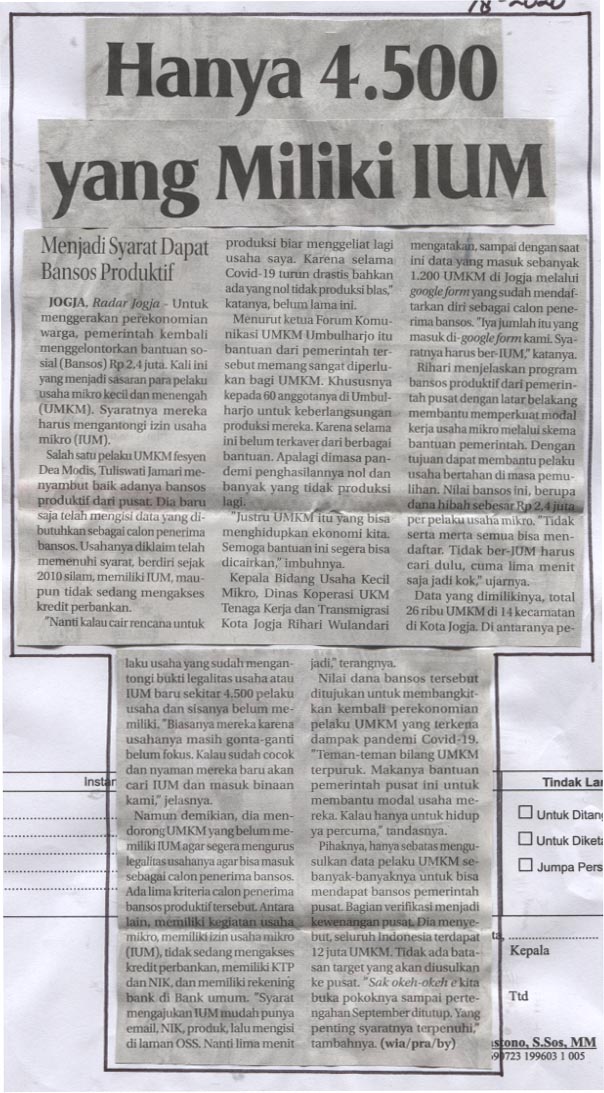 Kliping jogja terbaru