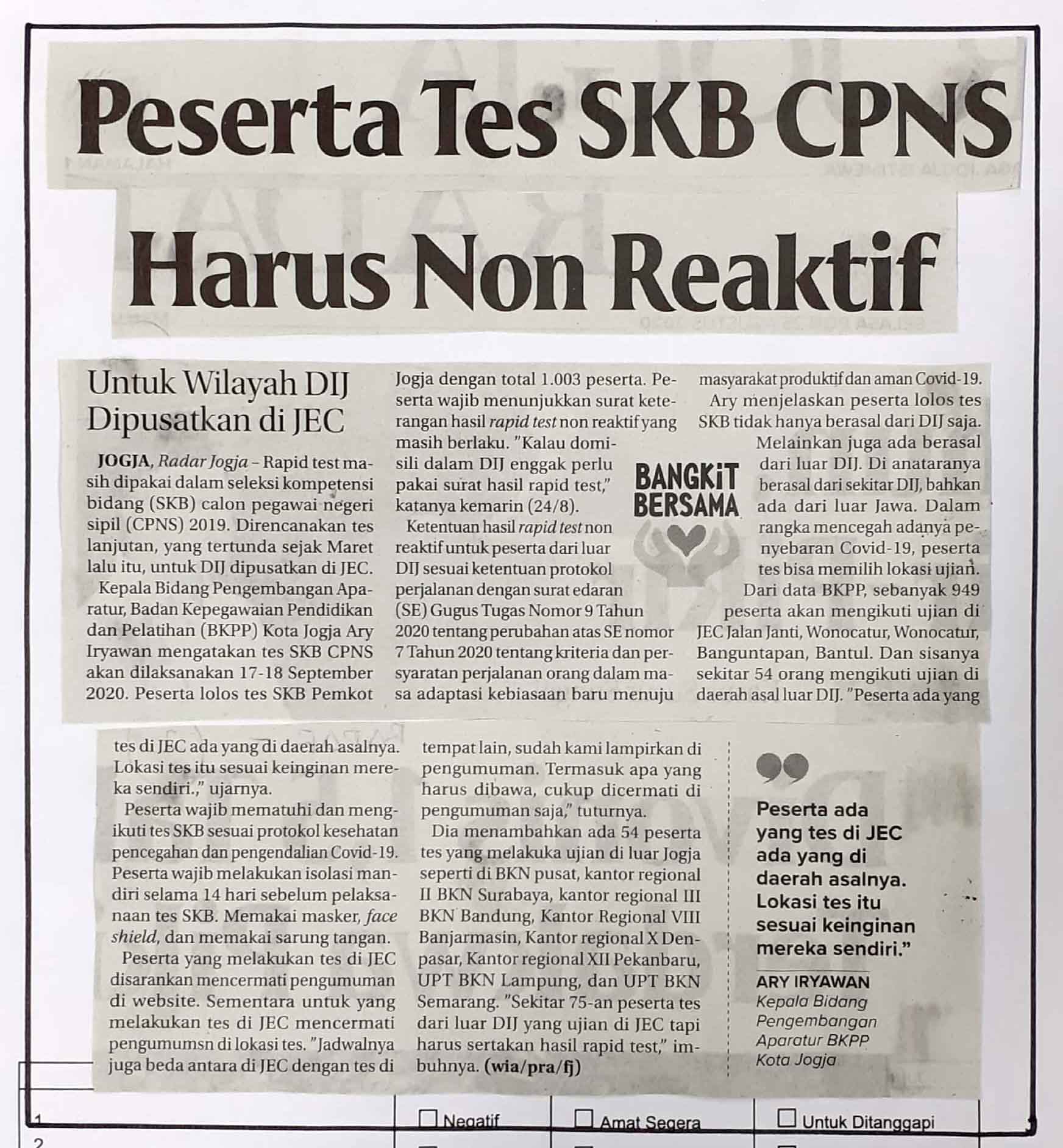 Kliping jogja terbaru