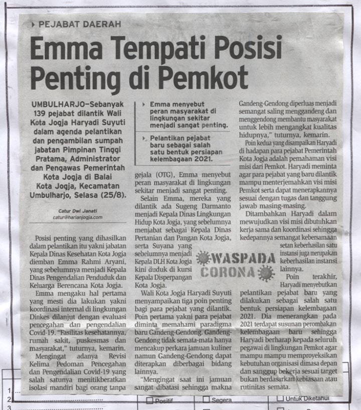 Kliping jogja terbaru