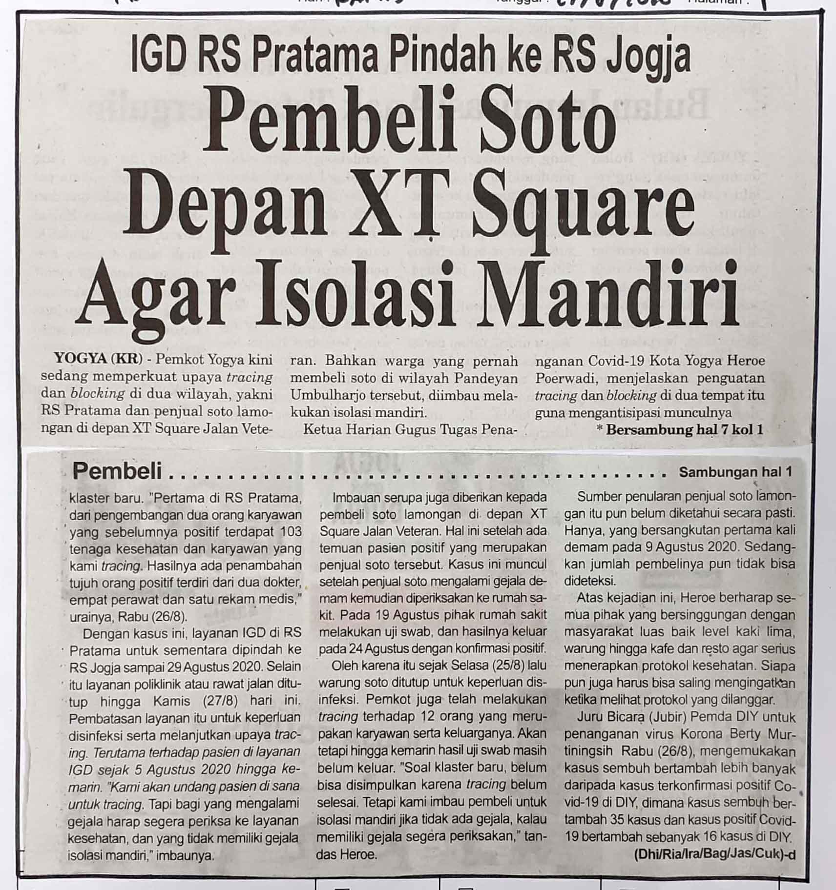 Kliping jogja terbaru