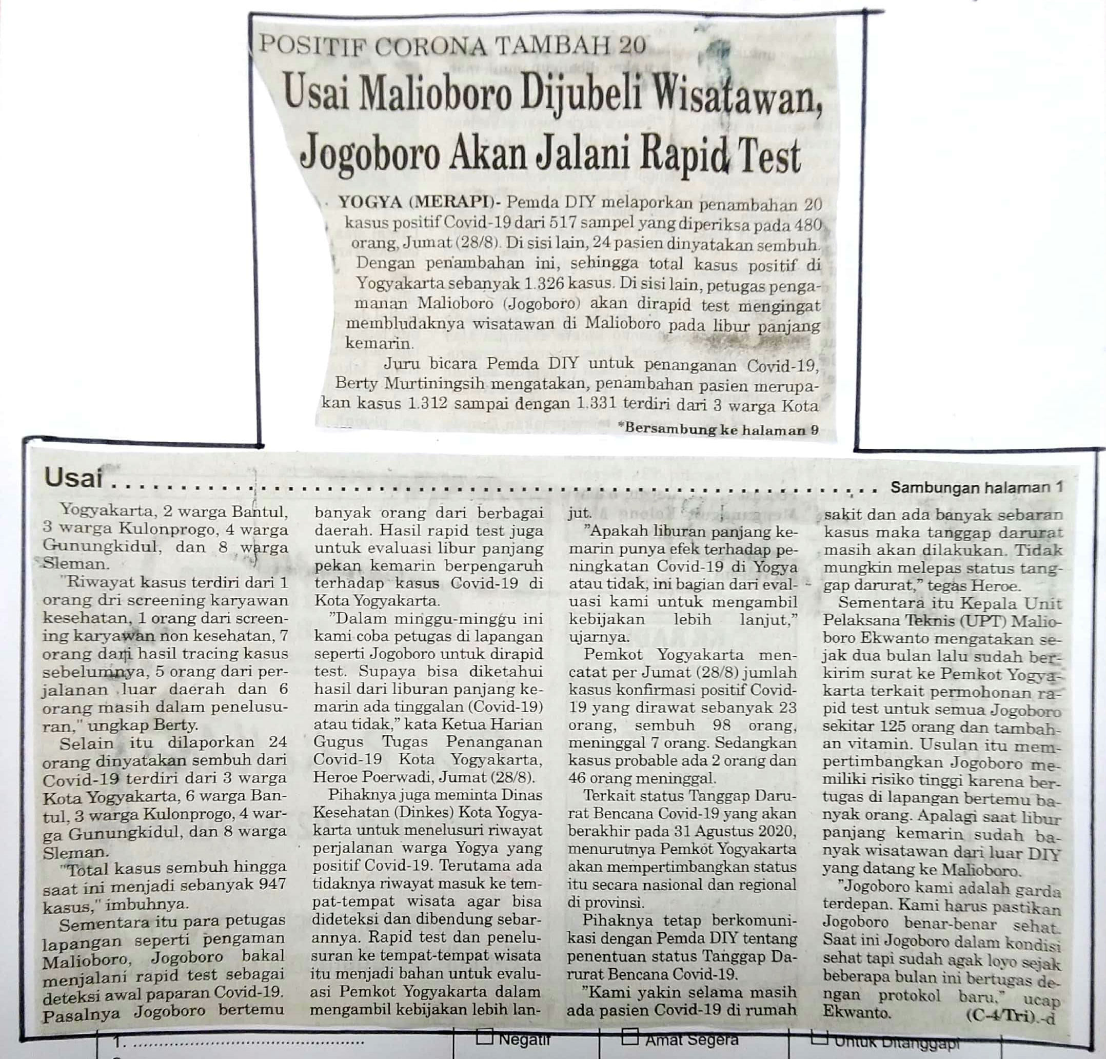 Kliping jogja terbaru