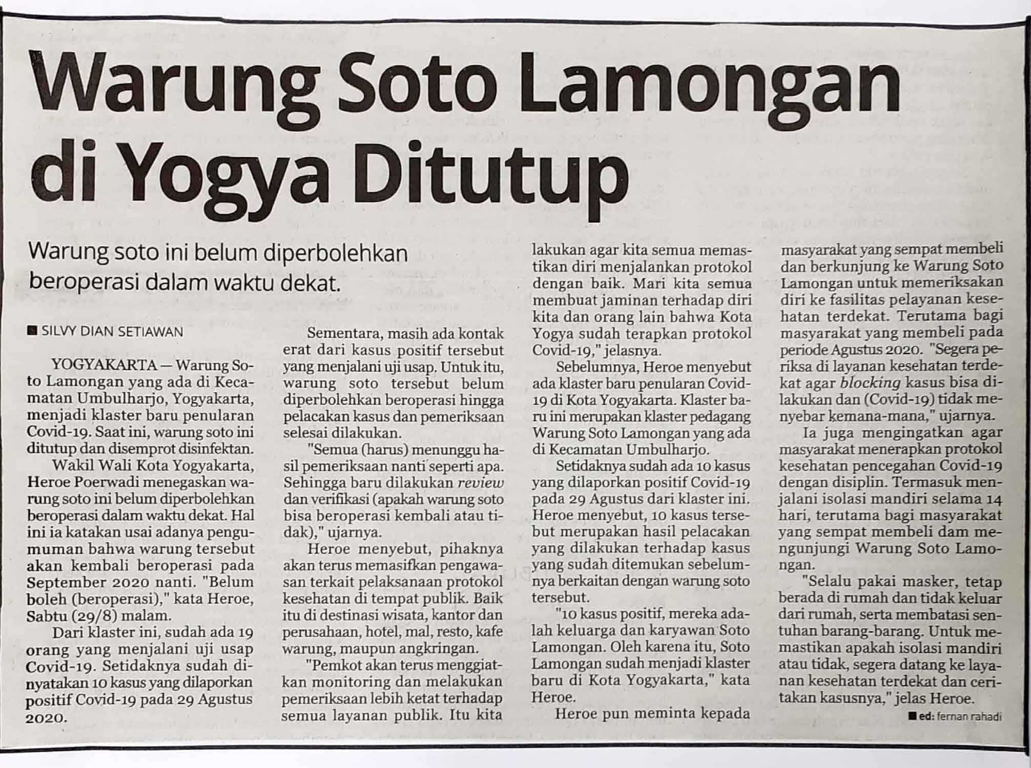 Kliping jogja terbaru