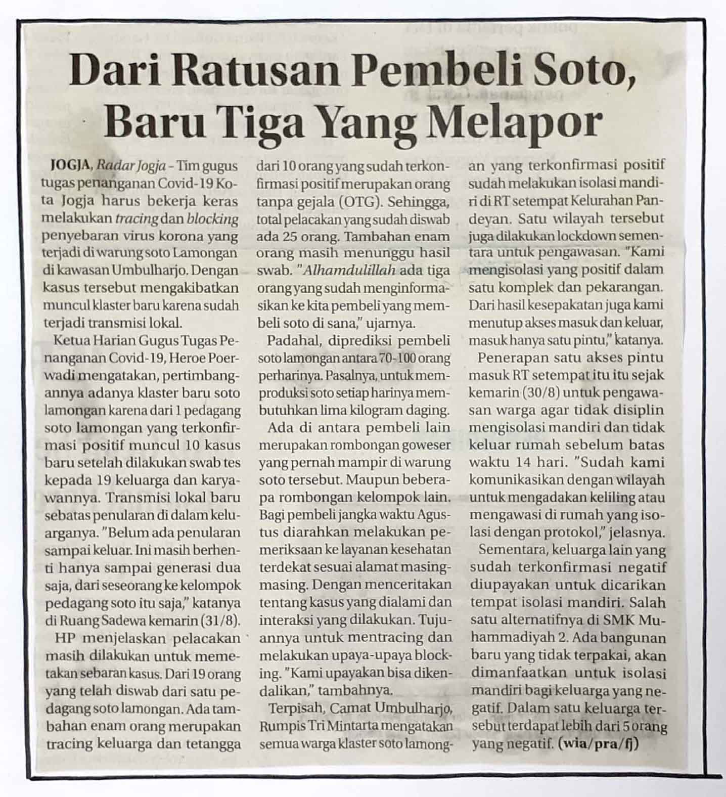 Kliping jogja terbaru