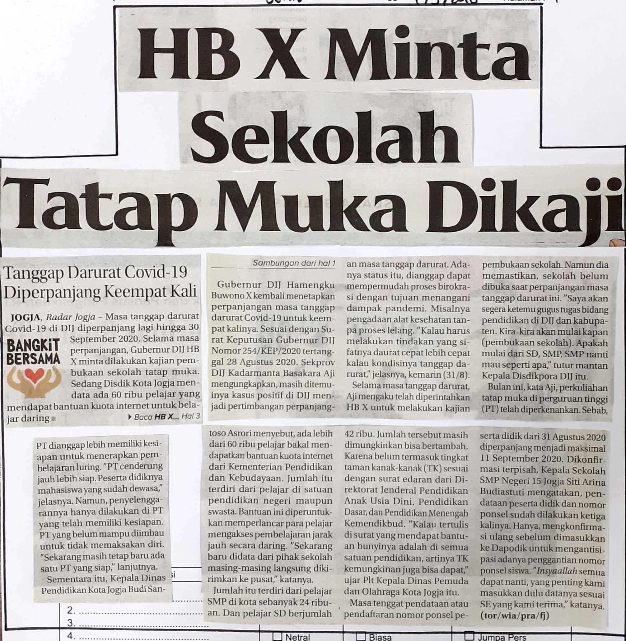 Kliping jogja terbaru
