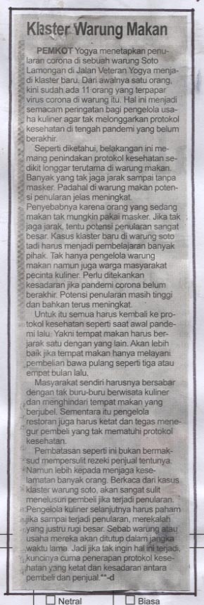 Kliping jogja terbaru